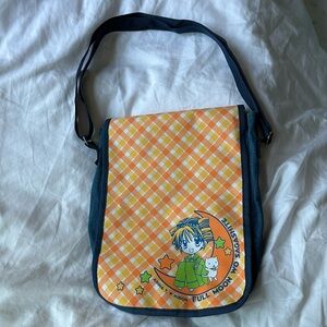 Full Moon wo Sagashite denim crossbody bag